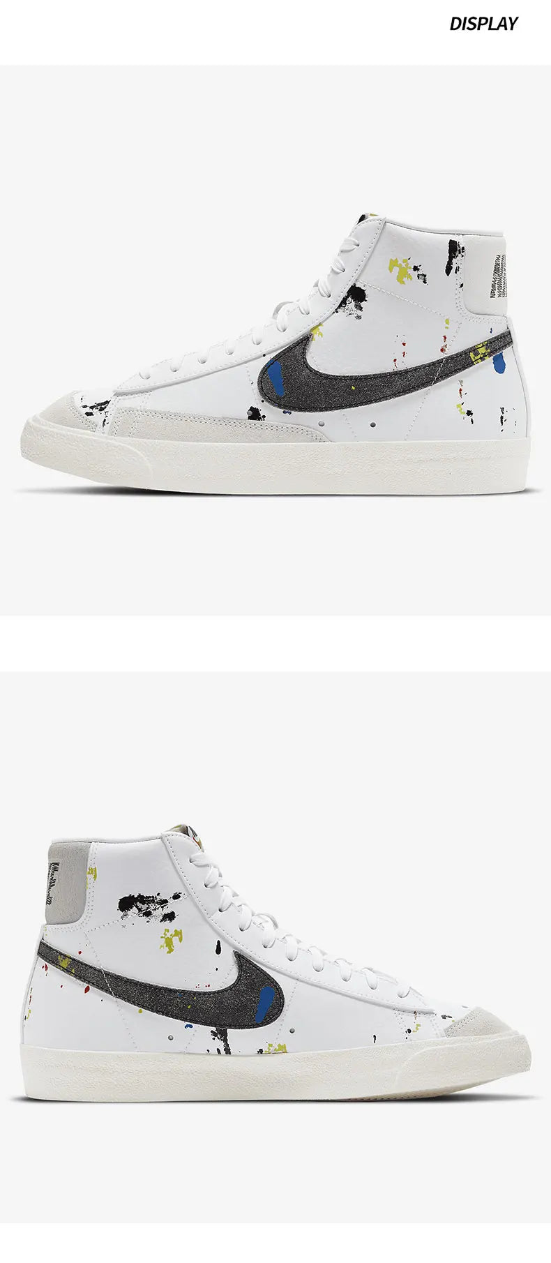 Nike originale, sæsonaktuelle, nye mid-top skateboardsko til mænd og kvinder, sports- og fritidssko DC7331-100