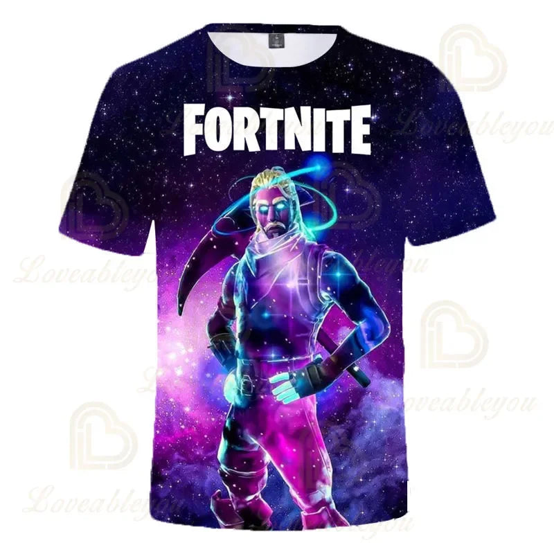 Sweatshirt 3D Fortnite Victory Battle Royale para criança, menino e menina, roupa infantil, tops e T-shirt de herói para adolescentes
