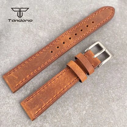 Tandorio 36mm Dive Military Automatic Miyota8215 Mechanical Watch for Men Domed Sapphire Unisex Wristwatch 20BAR Waterproof Lume