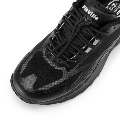 Sneakers larghe Fittington da uomo, scarpe da trekking slip-on, scarpe da corsa da uomo morbide e comode, scarpe da passeggio antiscivolo con supporto per l'arco plantare