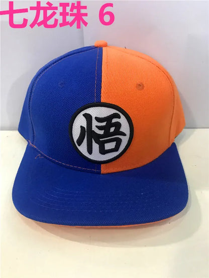 Dragon Ball Son Goku Baseball Cap Anime Snapback Hat Cartoon Character Vegeta Student Baseball Cap Gift Toy for Children