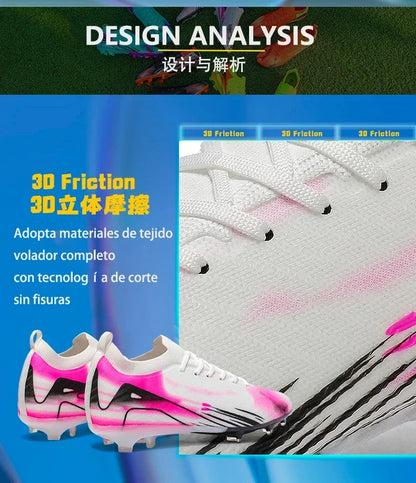 Men's New Non-Slip Soccer Shoes Training FG Top Quality Sneakers Football Boots Cleats Wholesale Drop Shipping Unisex Adult