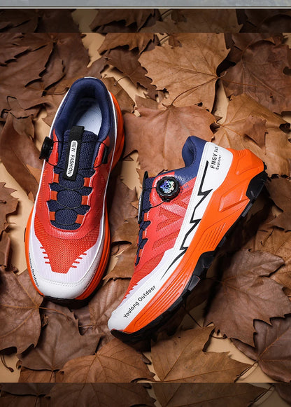 Scarpe da trekking traspiranti da uomo — Fibbia girevole, suola antiscivolo