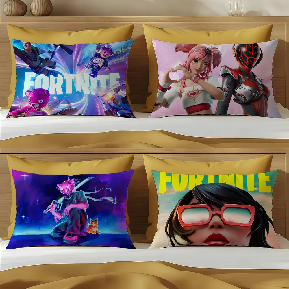 Battle Royale Game Fortnite Cushion Cover Hit Product Sofa Living Room Office Rectangle Pillow Home Coffee Shop Bedding