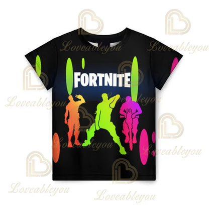 Battle Royale majica Fortnite T-shirt Victory Cartoon topovi za tinejdžere, dječja odjeća Hero Game Fortress Night 3D za dječake i djevojčice