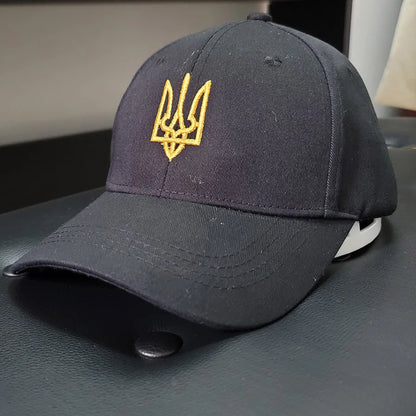 Embroidery Ukraine trident Symbol Spetsnaz Special Forces Men Women Boy Baseball Caps Dad caps Snapback Adjustable Camouflage