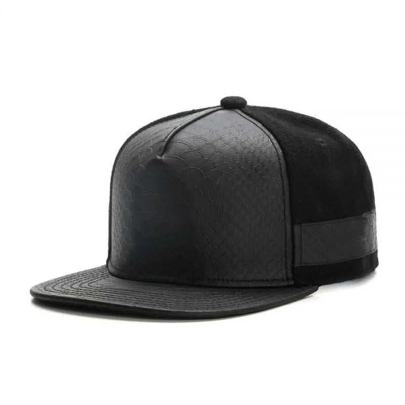 Fashio Brand Leather Cap Baseball Cap for Men Women HipHop Knight Snapback Hat  Kpop Adult Outdoor Casual Designer Gorras Hombre
