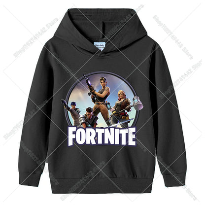 Dječja hoodie majica Fortnites za jesen, dukserica s kapuljačom za dječake i djevojčice, tanka trenirka, pulover dugih rukava, sportska dječja odjeća