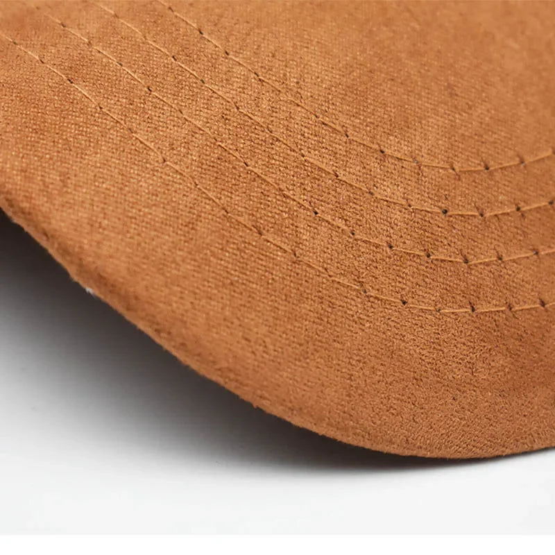 New Wholesale Suede Baseball Cap Autumn Winter for Men Women  Winter Solid Street Hat Unisex Adjustable Casual Plain Gorra Caps