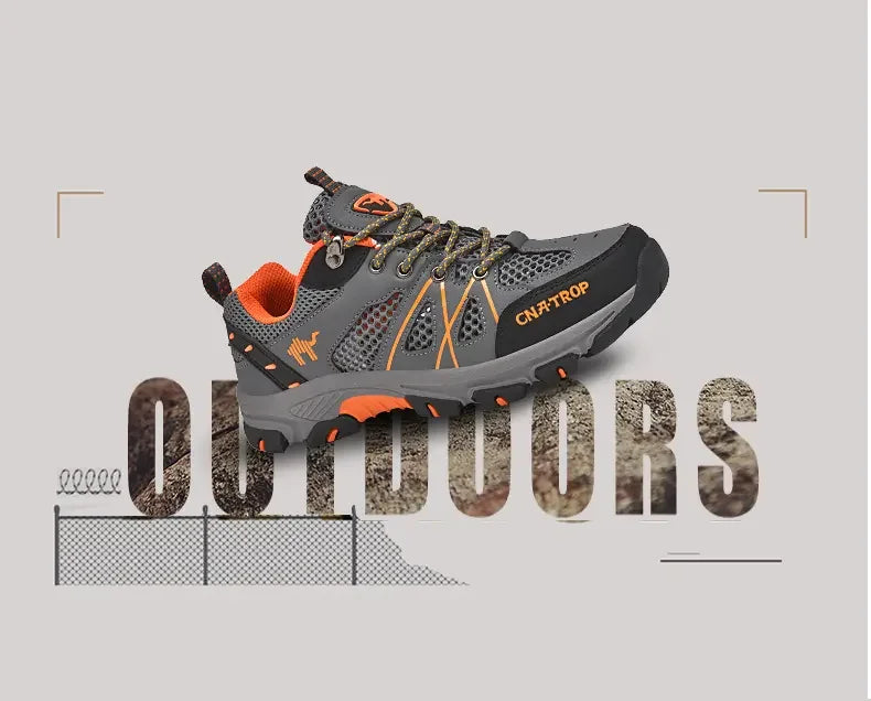 Men's Hiking Shoes Breathable Mesh Sports Single Shoes Summer Outdoor Wear-resistant  Hiking and Hunting Tactical Sports Shoes