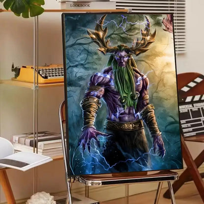 ANIME W-World Of W-Warcraft Wow Poster Paper Print Home Living Room Bedroom Entrance Bar Cafe Art Painting Decoration
