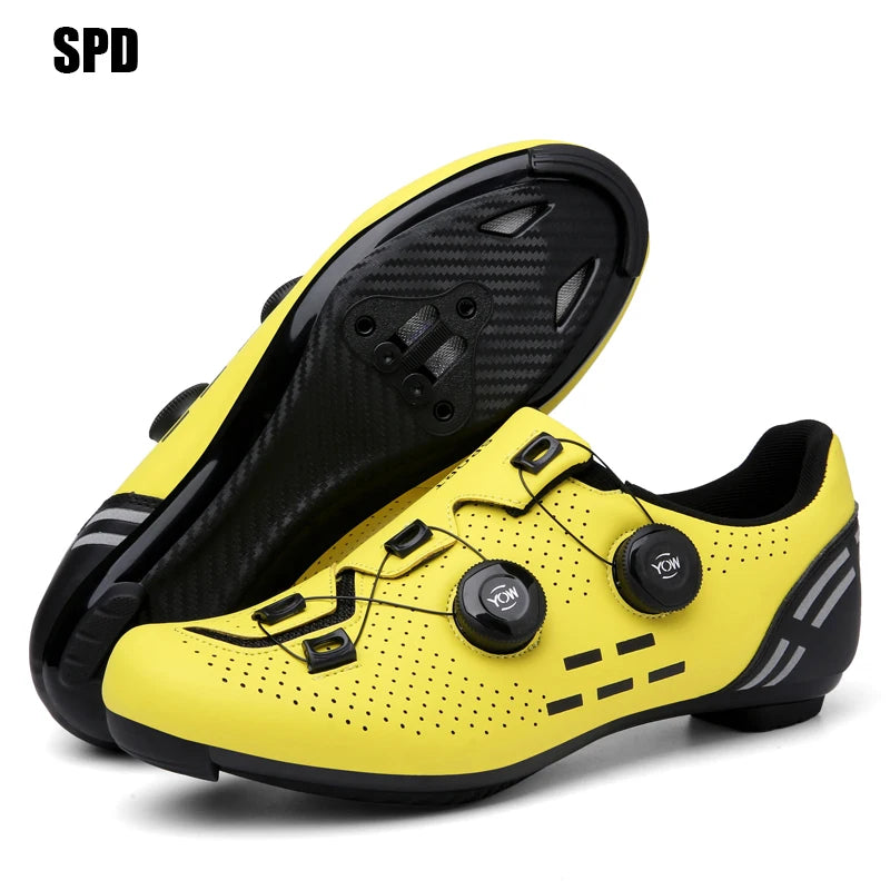 Zapatillas de ciclismo profesionales para hombre MTB y SPD, zapatillas de carreras de montaña, zapatillas de ciclismo de carretera SPD y de montaña para mujer