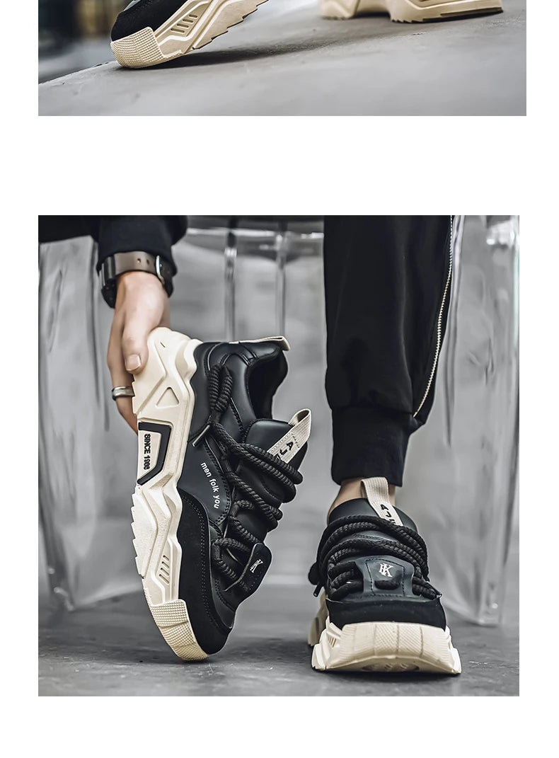 Sneakers casual da uomo - Moda primaverile - Scarpe da skateboard basse e versatili per uomo, adatte agli sport all'aria aperta