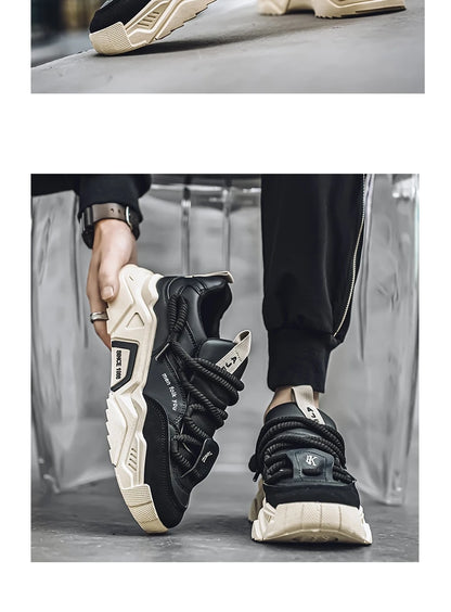 Sneakers casual da uomo - Moda primaverile - Scarpe da skateboard basse e versatili per uomo, adatte agli sport all'aria aperta