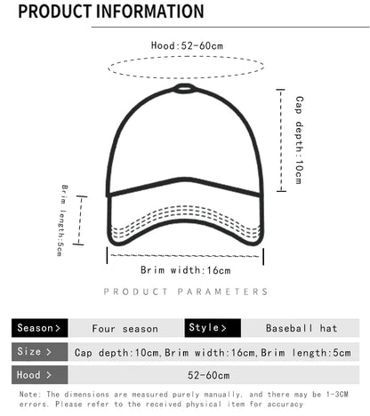 New Men Women American Retro Solid Letter Baseball Hats Sunshade Personal Versatile Flat Eaves Peaked Caps Hip-hop Fashion ins