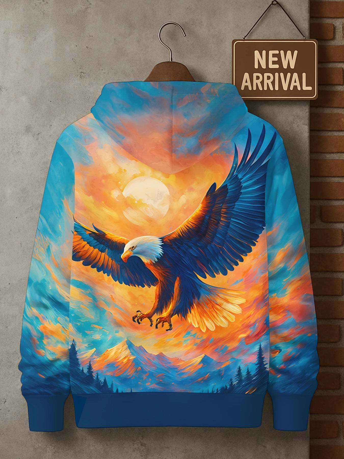 2025 Fashion Cool Eagle Men's Hoodie 3D Printed Hoodies Edition Trend American Eagle Men Sportswear Kids Casual Unisex Pullover