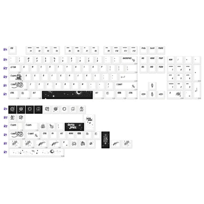 KBDiy GMK Modern Dolch Keycaps Retro PBT Keycap Cherry Profile for Cherry Gateron Kailh MX Switches 60 Mechanical Keyboard Gamer