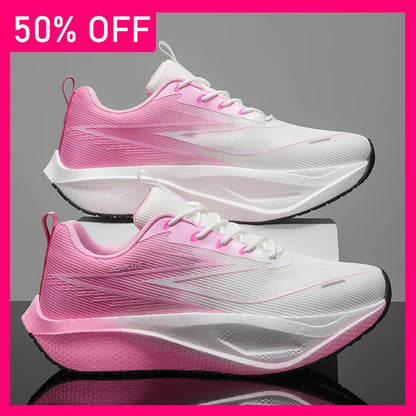 Scarpe sportive unisex alla moda in rete traspirante, scarpe da corsa professionali, scarpe sportive comode con lacci per il fitness all’aperto da uomo
