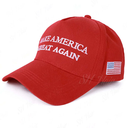 New Style Red Baseball Cap Solid Color Embroidered Sunshade and Sun Protection Cap