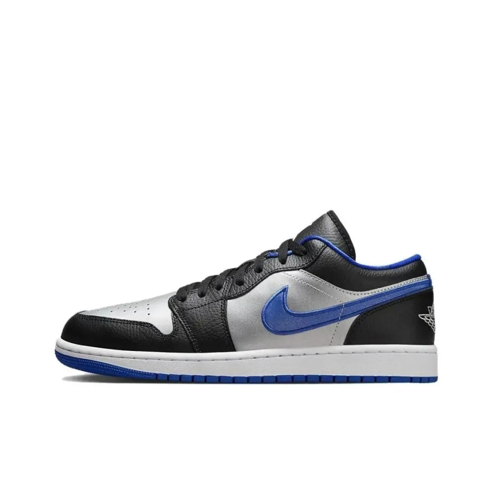 NIKE Air Jordan 1 Low Fashionable Comfortable Skate Shoes Non-Slip Durable Unisex Basketball Shoes 553558-007