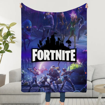 Blanket Throw Super Cosy Plush Living F-FORTNITES-ES Game Room Sofa Couch Childish Birthday Gifts