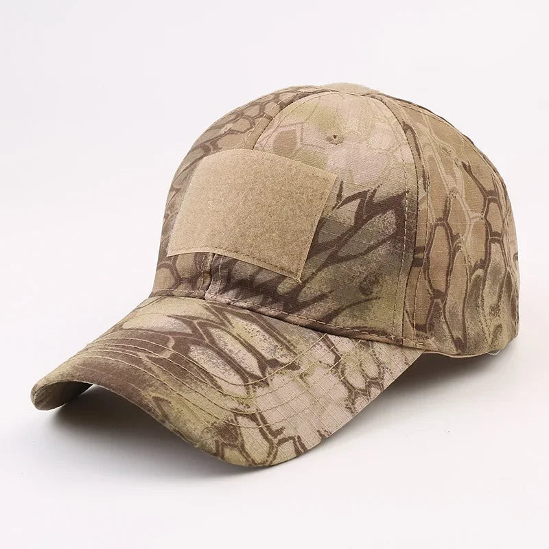 Camouflage Baseball Cap Outdoor Men's Tactical CP Adjustable Hat Sports Cycling Duck Tongue Cap