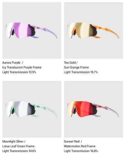 Kapvoe New Outdoor Running Cycling Glasses Bike Photochromic Sunglasses Women Eyewear Men Sports Marathon Bicycle UV400 Goggles
