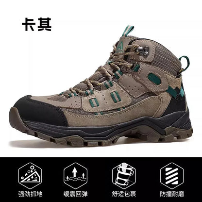 HUMTTO Zapatillas de senderismo para hombre, calzado de invierno para deportes al aire libre, escalada y caza, zapatillas de trekking cálidas para mujer, botines tácticos