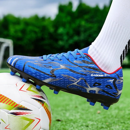 Chaussures de Football pour hommes et femmes, baskets de Futsal, antidérapantes, pour l'extérieur, pour enfants, chaussures d'entraînement professionnelles pour jeunes, offre spéciale