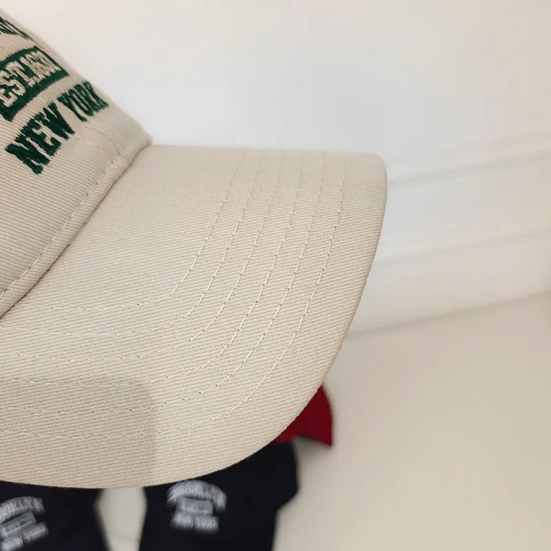 Soft Cotton Letter Embroidered Baseball Cap For Women Men Casual Outdoor Sports Curved Brim Visor Hats Unisex Hip Hop Dad Caps