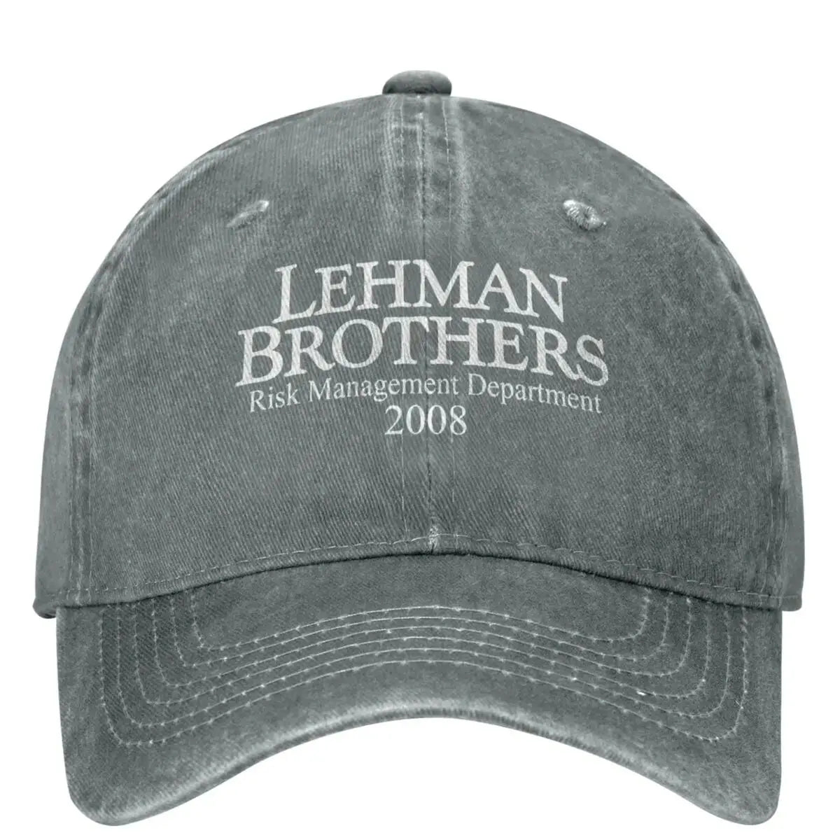 „Lehman Brothers“ rizikos valdymo beisbolo kepurė, banko bankrotas, „Trucker“ stiliaus kepurė, teniso ir riedlenčių „Snapback“ stiliaus kepurė, moteriškos beisbolo kepurės