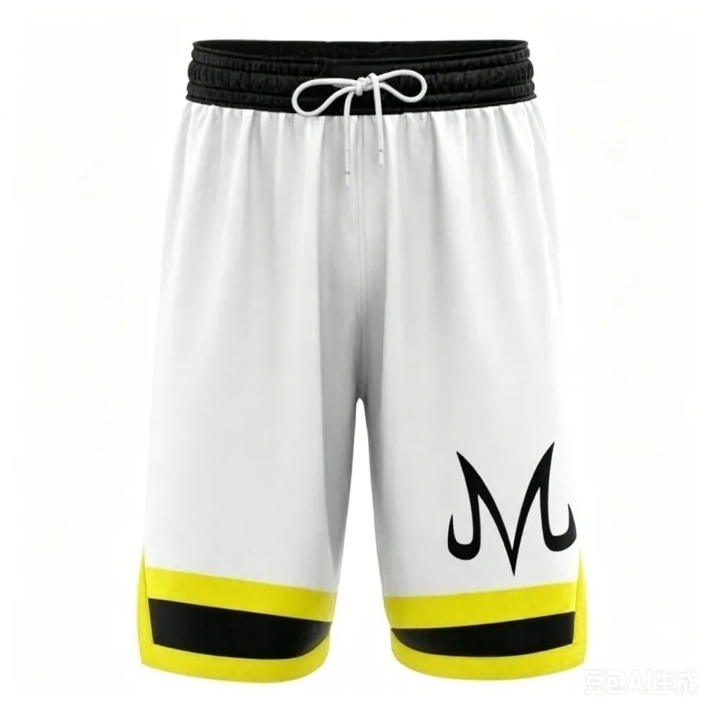Calções casuais largos 2026 para adulto, rapaz, homem e mulher, de verão, estilo praia, oferta, sweatpants curtos Goku Dragon Ball Z