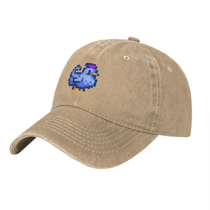 Stardew Valley Blue Chicken Baseball Cap Designer Hat Mountaineering Dropshipping Beach For Girls Men's