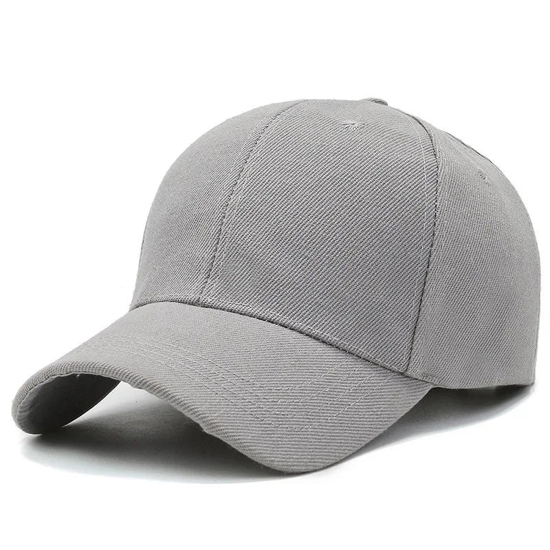 Unisex Cap Casual Plain Baseball Cap Adjustable Snapback Hats For Women Men Hip Hop Cap Street Dad Hat Simple Style Solid Color