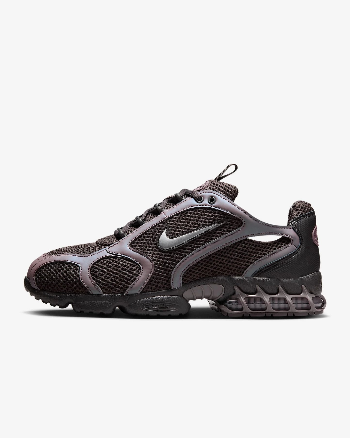 Nike Air Zoom Spiridon Cage 2 Zapatillas casual unisex de caña baja, resistentes, grises y rojas, calzado lifestyle deportivo CJ1288-600