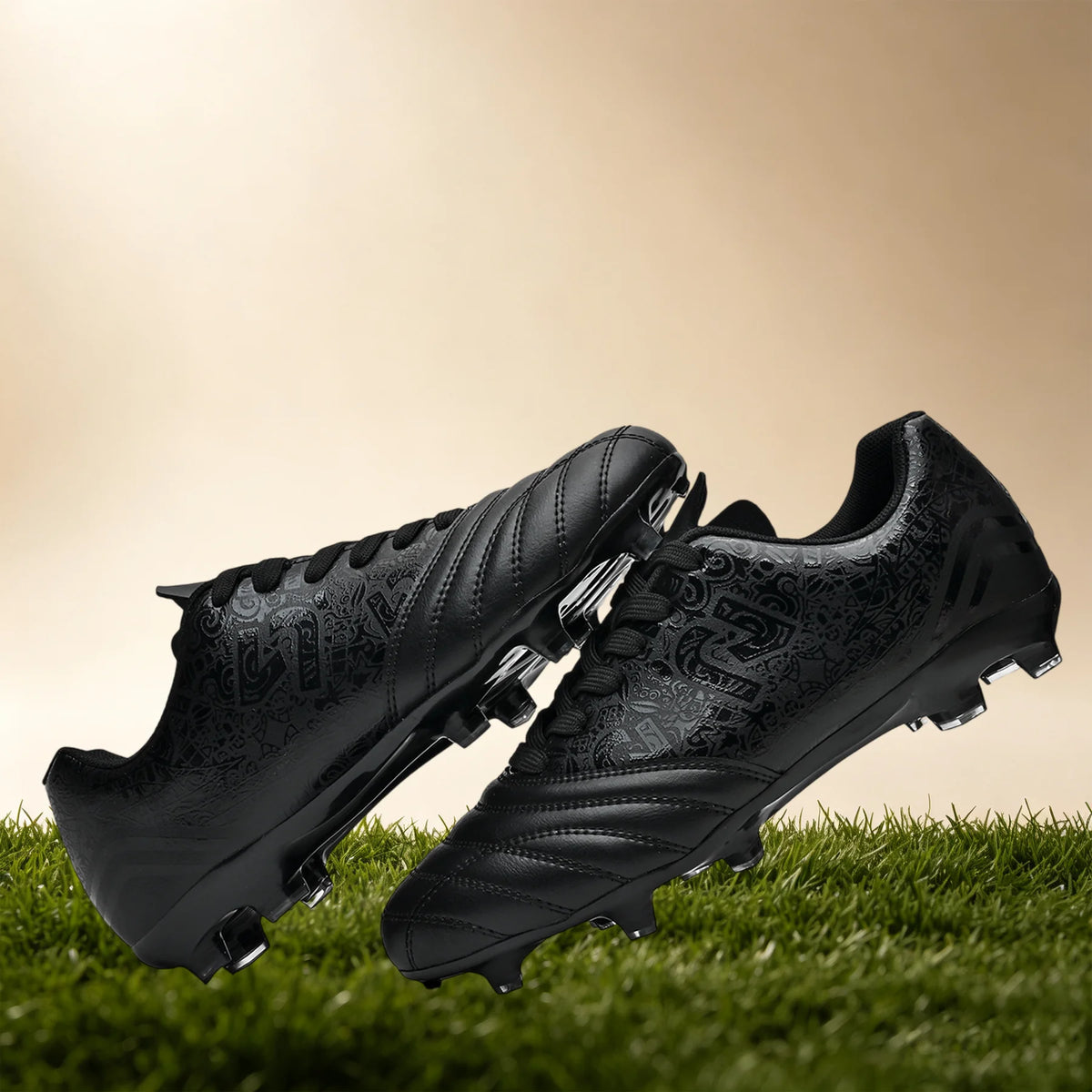 Chaussures de football AG/FG de nouveau style, crampons stables en TPU longs, unisexes, pour terrain de gazon extérieur, matchs et entraînements de football