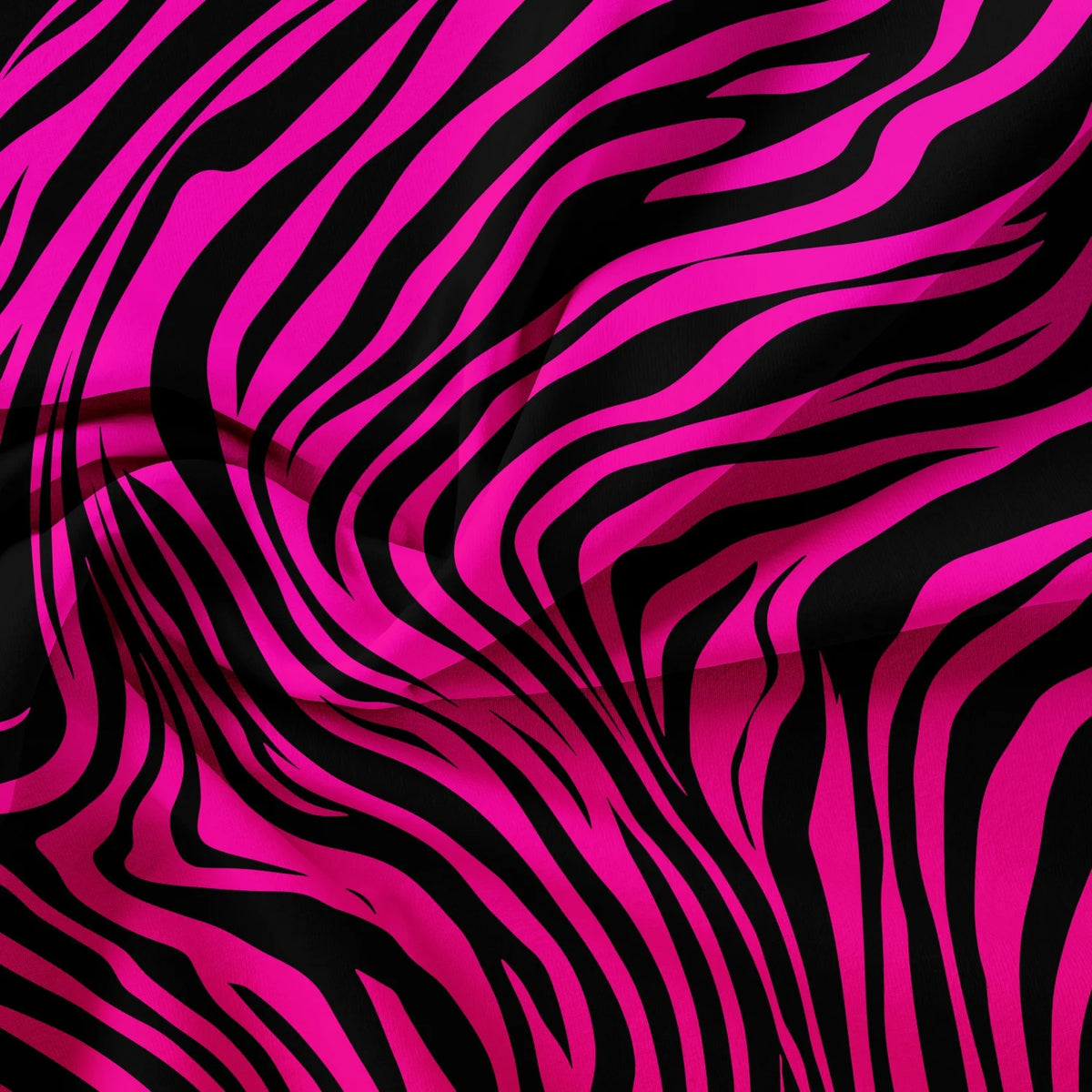 3-delars sängklädesset i rosarött med zebramönster, leopardmönster och digitaltryck – påslakanset, digitaltryck, för användning på familjehotell eller i sovsal