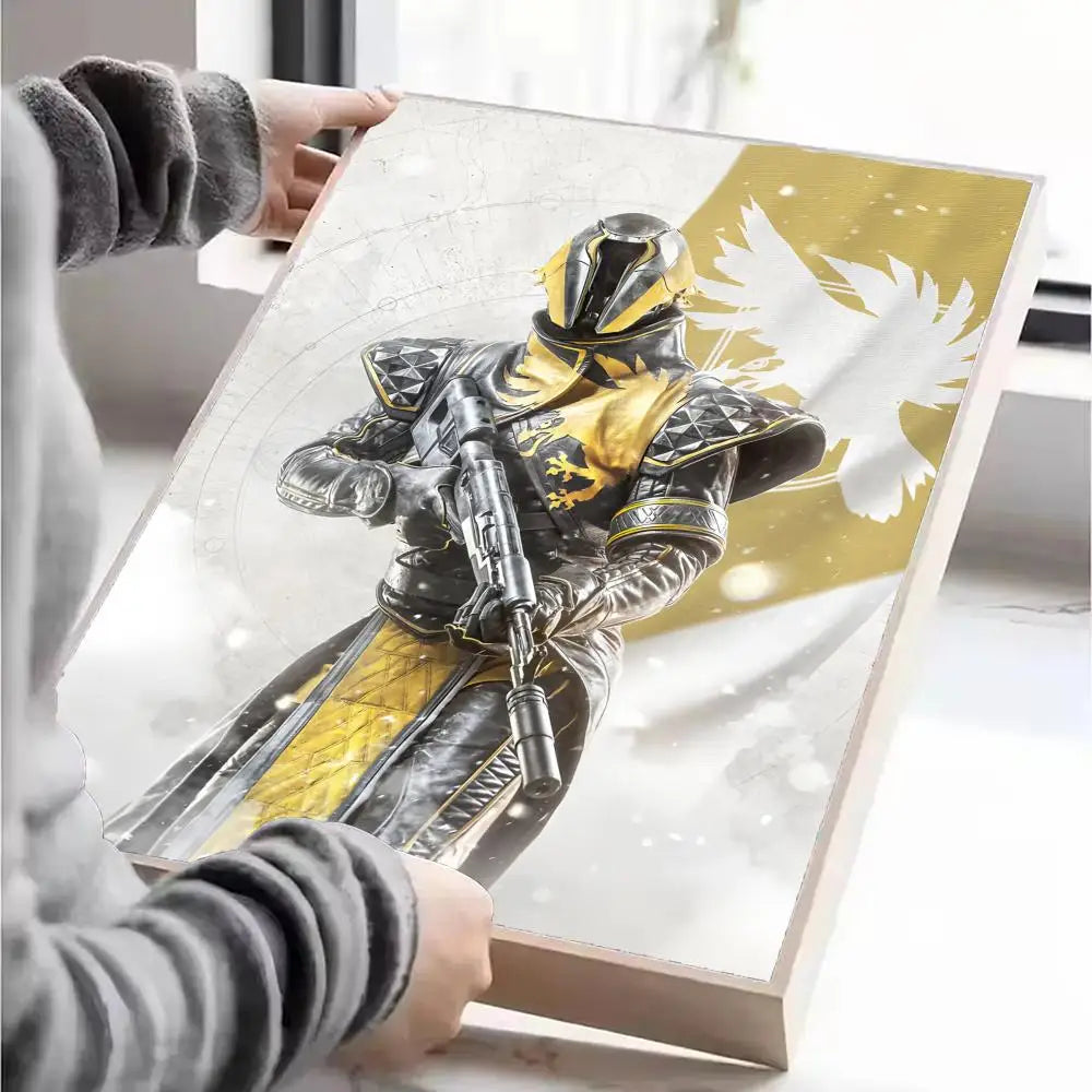 Destiny Poster Self-adhesive Art Waterproof Paper Sticker Coffee House Wall Decor