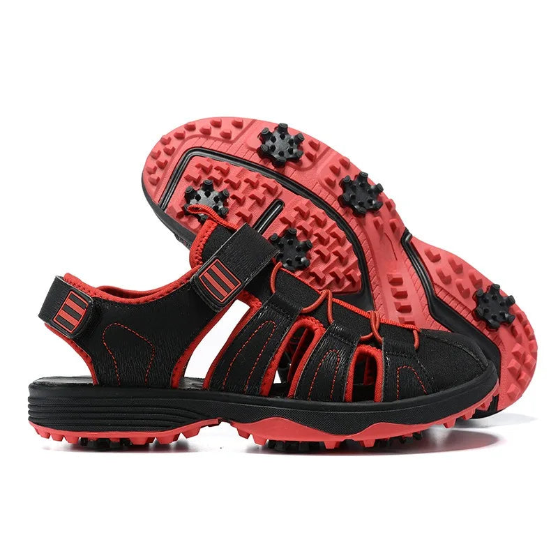 Lätta lyxiga golfsneakers för sommaren för män och kvinnor, sandaler, utomhus- och mesh-träningsskor, joggingskor, halkfria sportskor för män