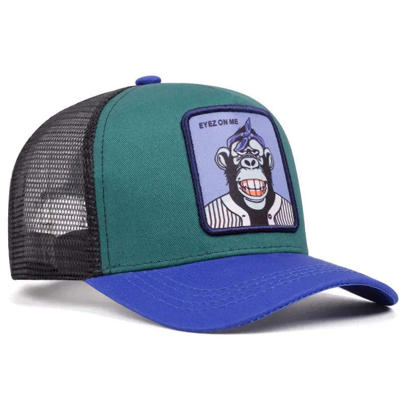 New High Quality Outdoor Sport Black Panther Baseball Cap Spring And Summer Embroidered Adjustable Unisex Hip Hop Dad Mesh Hat