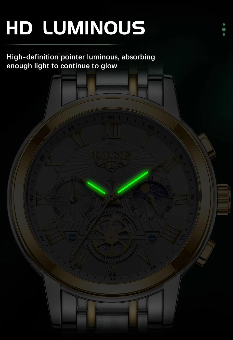 2024 LIGE Top Luxury Women Watch Creative Steel Women's Bracelet Wrist Watches Ladies Fashion Waterproof Female Relogio Feminino