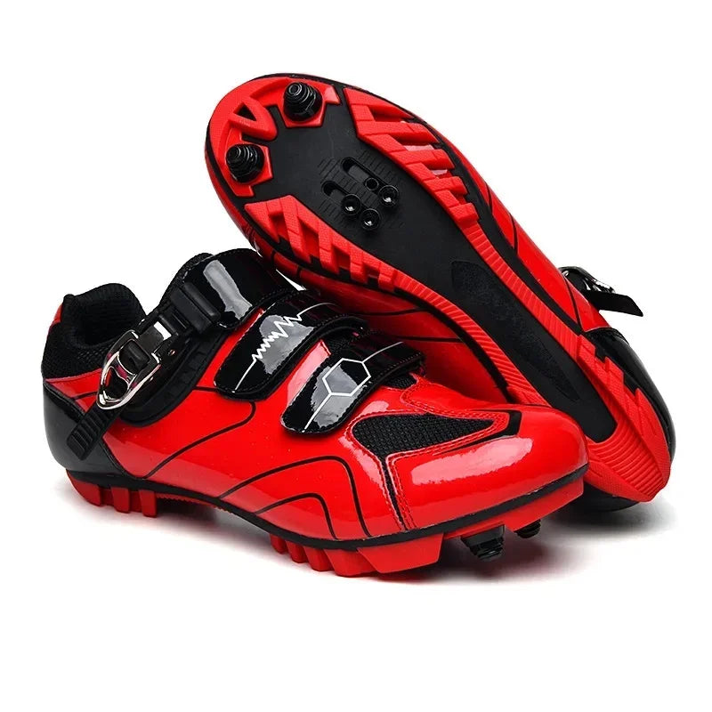 Scarpe da ciclismo unisex con suola rigida – Scarpe da bici da strada 4-Season con pedali a sgancio rapido, ideali per la MTB e gli sport all’aria aperta