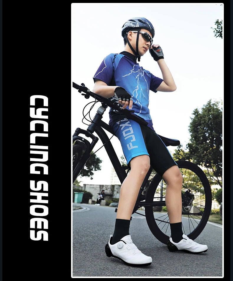 Nouvelles chaussures de cyclisme unisexes, professionnelles, légères, luxueuses, originales, pour route, VTT, course, vélo de mode, vélo de ville, sports de rue