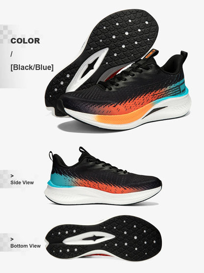 Baasploa løbesko til mænd, professionelle træningssko til kvinder, med kulfiberplade, åndbare sneakers i mesh, lette unisex-sportssko til mænd