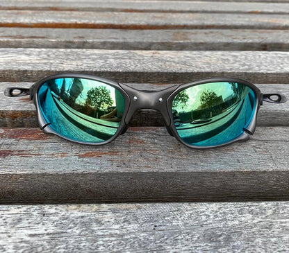 MTB Man Polarized Sunglasses Cycling Glasses UV400 Fishing Sunglasses Metal Bicycle Goggles Cycling Eyewear Riding Glasses D4-3