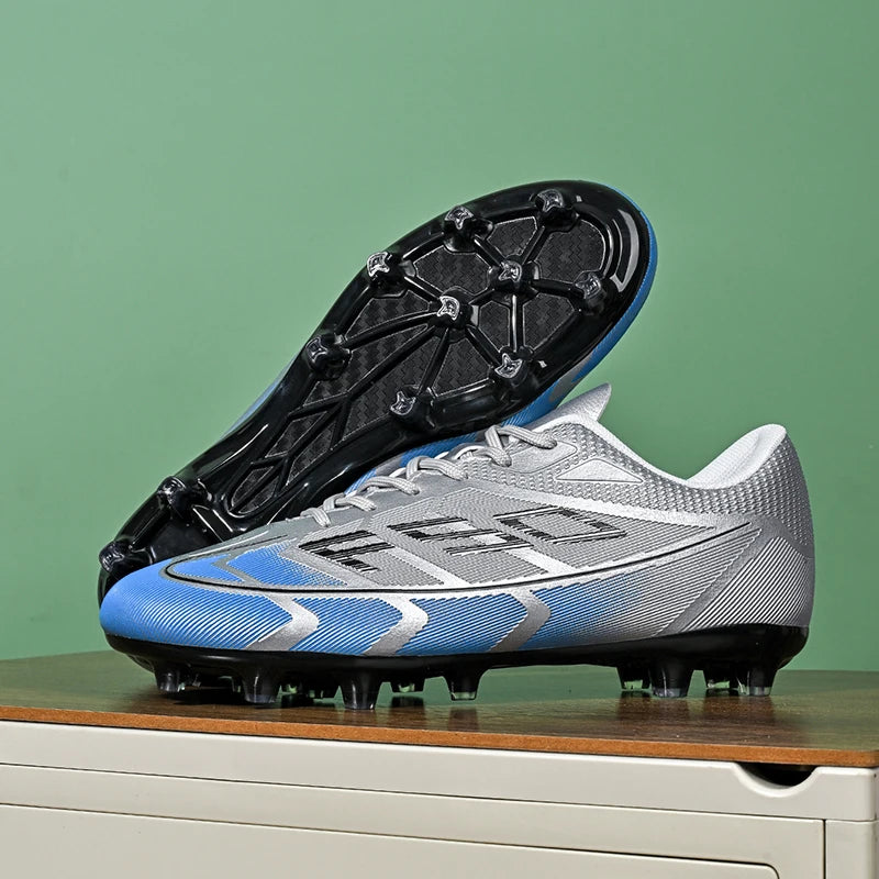 Nouvelles chaussures de football pour hommes, chaussures de sport ultralégères, chaussures de football pour matchs en plein air, futsal, haute cheville, respirantes, antidérapantes, de haute qualité
