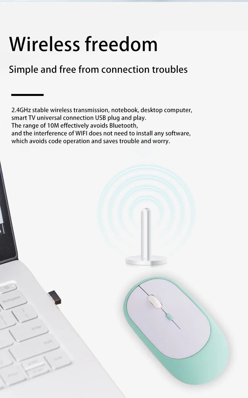 Lenovo bežični miš USB punjivi ergonomski podesivi DPI uredski tihi 2.4G Bluetooth optički električni miševi za gaming i ured