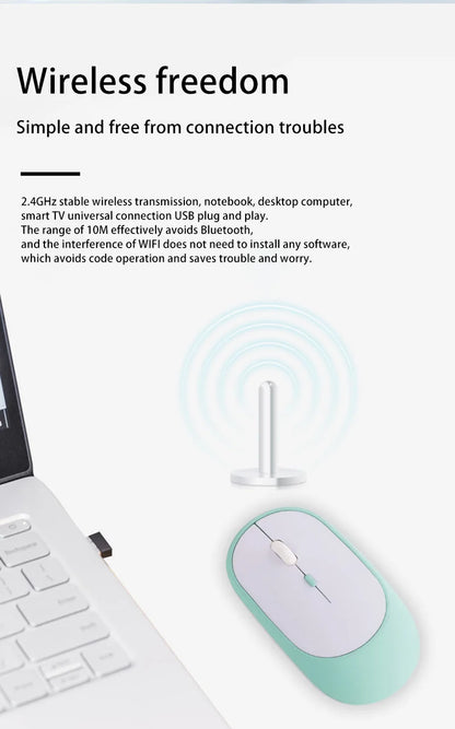 Lenovo bežični miš USB punjivi ergonomski podesivi DPI uredski tihi 2.4G Bluetooth optički električni miševi za gaming i ured
