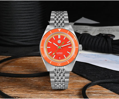 San Martin 39.5mm Summer Dive Watch Fashion Fun Fruit Series Men Sports Watches NH35 Automatic Mechanical 20 ATM SN0116 Reloj