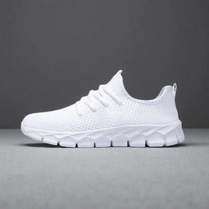 Heren sneakers van mesh, lichtgewicht damesschoenen, casual platte schoenen, heren hardloop- en sportschoenen, zachte tennisschoenen, ademende herensneakers